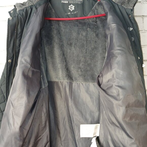 AE POWER DOWN SERIES FREE COUNTRY PUFFER COAT, SIZE 3XL MENS DARK GRAY, NWOT - Picture 9 of 12